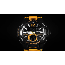Relógios masculinos SMAEL 2020 1805 Fashion Sport Super Cool Quartz LED Digital Relógio 50M à prova d&#39;água Relogio masculino